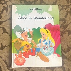 Disney Alice in Wonderland Illustrated Book - Green, Red, Blue